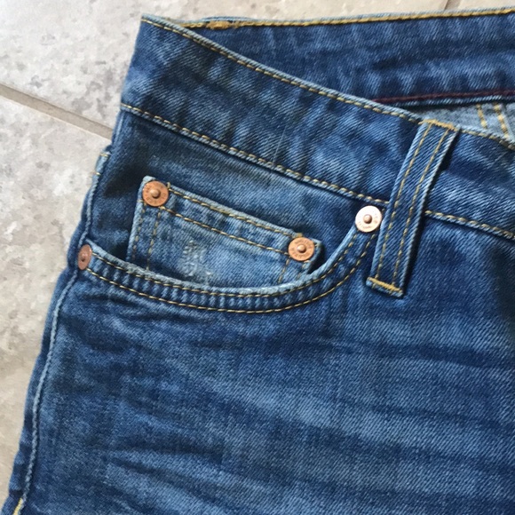 CLOSED distressed skinnies with patchwork sz 24/25 - Picture 4 of 14